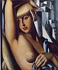 Tamara Paintings - Portrait of Suzy Solidor by Tamara de Lempicka